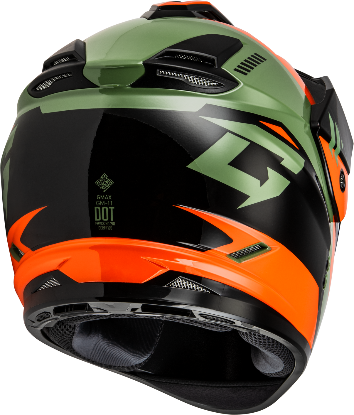 Gm 11 Ronin Helmet Orange/Green/Black Xl