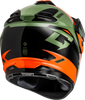 Gm 11 Ronin Helmet Orange/Green/Black Xs