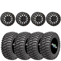 SYSTEM 3 SB6 BEADLOCK MATTE BLK ON AMS M1 EVIL