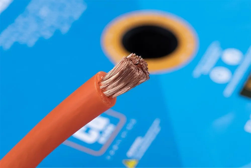4 Gauge Orange Wire 100 Ft. Spool