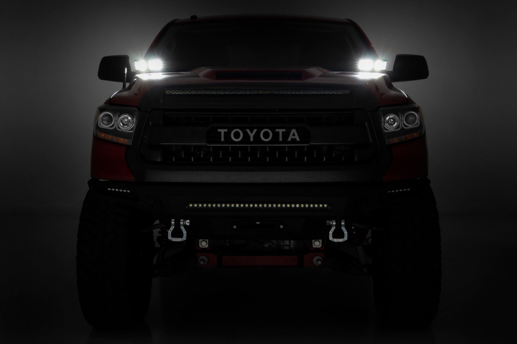LED Light Kit | Ditch Mount | Dual 2" Black Pairs | Spot | Toyota Tundra (14-21) | 70835