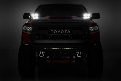 LED Light Kit | Ditch Mount | Dual 2" Black Pairs | White DRL | Toyota Tundra (14-21) | 70837