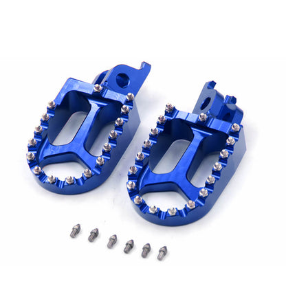 KKE CNC Aluminum Footpegs for HONDA/KAWASAKI Red/Blue/Green/Black/Silver