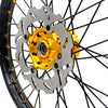 KKE 21 & 19 MX Wheels Rims for SUZUKI RMZ250 2007-2025 RMZ450 2005-2025 Black Spokes