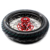 KKE 17 Inch Supermoto Wheels Tires for SUZUKI RMZ250 2007-2025 RMZ450 2005-2025