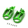 KKE CNC Aluminum Footpegs for HONDA/KAWASAKI Red/Blue/Green/Black/Silver