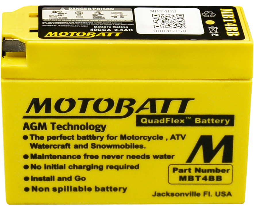 Battery Mbt4bb Sealed Factory Activated