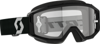 Primal Goggle Black/White Clear Works