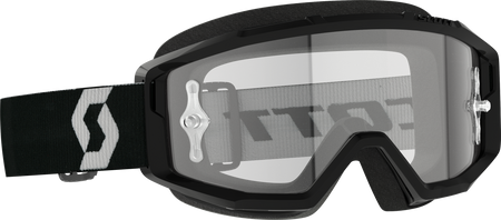Primal Goggle Black/White Clear Works