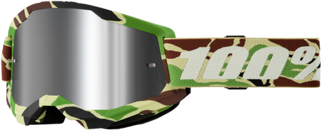 Strata 2 Goggle War Camo Mirror Silver Lens