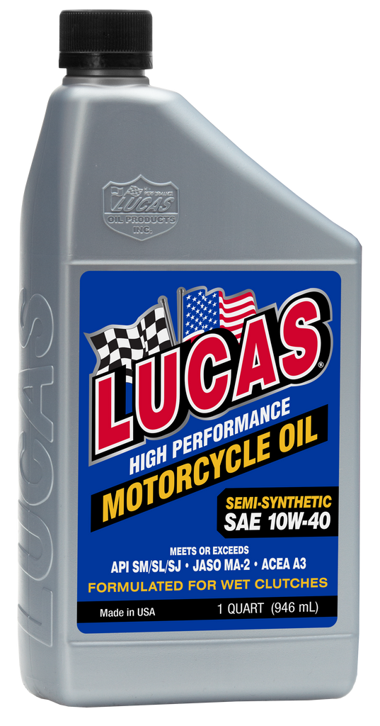 Lucas Semi Synthetic High Performance Oil 10W-40 1 Quart - Part #10710