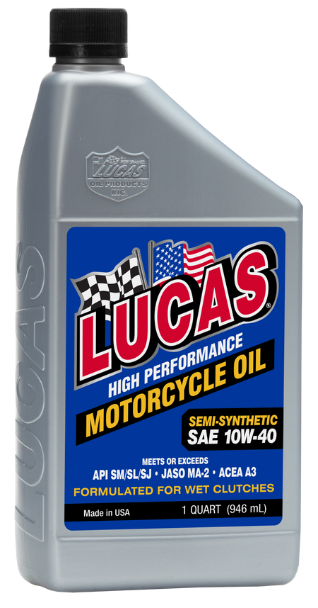 Lucas Semi Synthetic High Performance Oil 10W-40 1 Quart - Part #10710