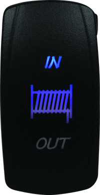 DragonFire Racing Lighted Switch Winch In/Out Blue