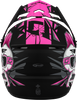 Youth Mx 46y Unstable Helmet Matte Black/Pink Ys