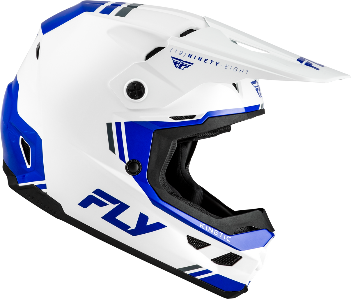 Kinetic Verdict Helmet White/Blue/Grey Xl