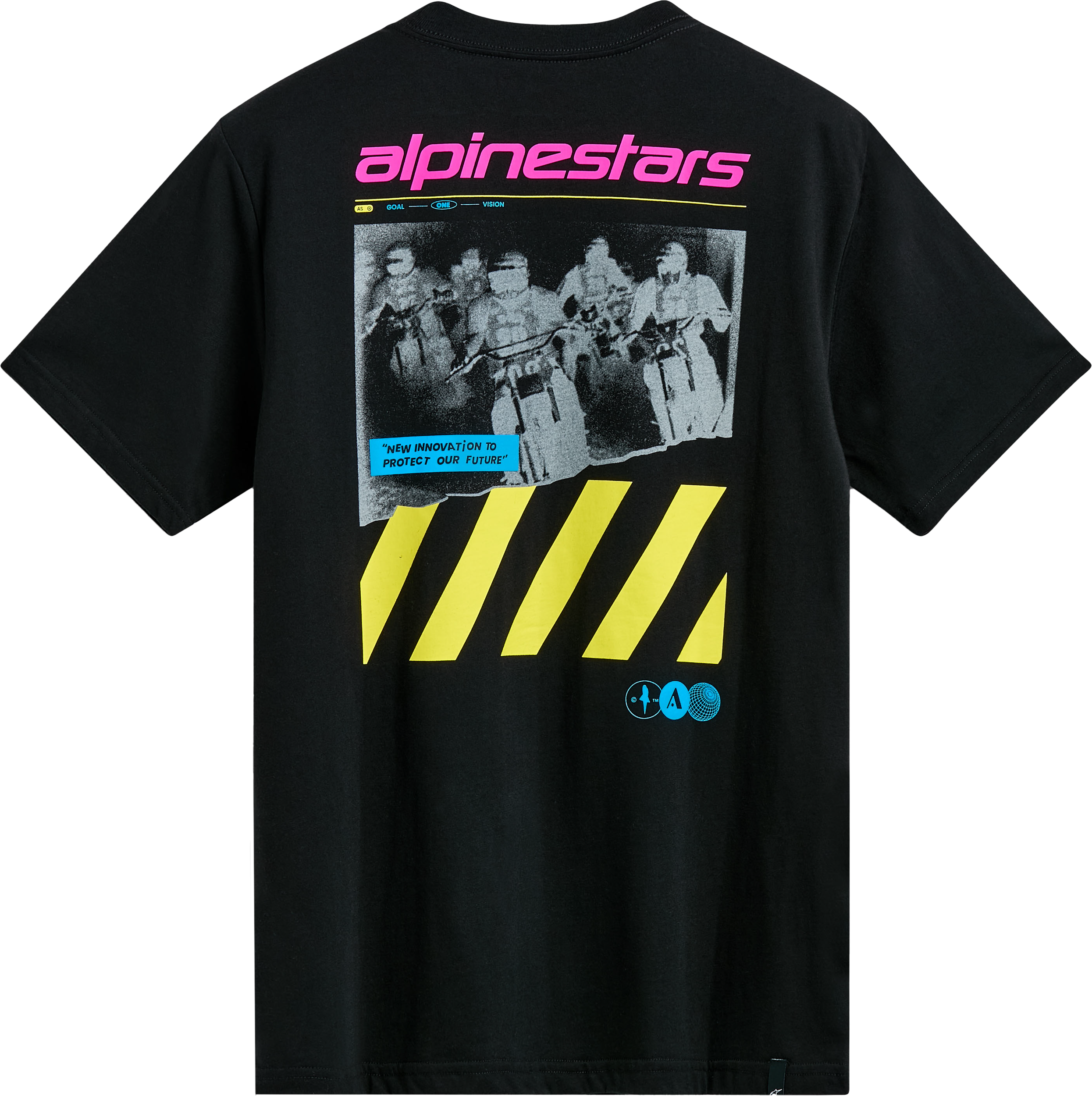 No Barrier Ss Csf Tee Black Md