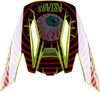 S M5 Solar Flare Visor Black/Red/Fluo Yellow