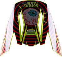 S M5 Solar Flare Visor Black/Red/Fluo Yellow