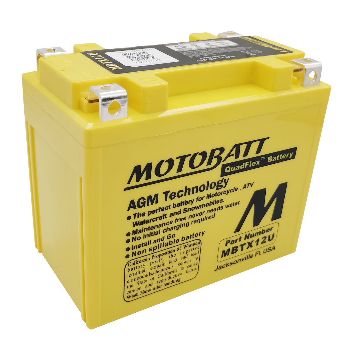 Battery Mbtx12u Sealed Factory Activated
