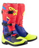Tech 3 Boots Bright Red/Blue/Fluo Yel Sz 14