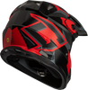 Mx 96 Splinter Helmet Black/Red Lg