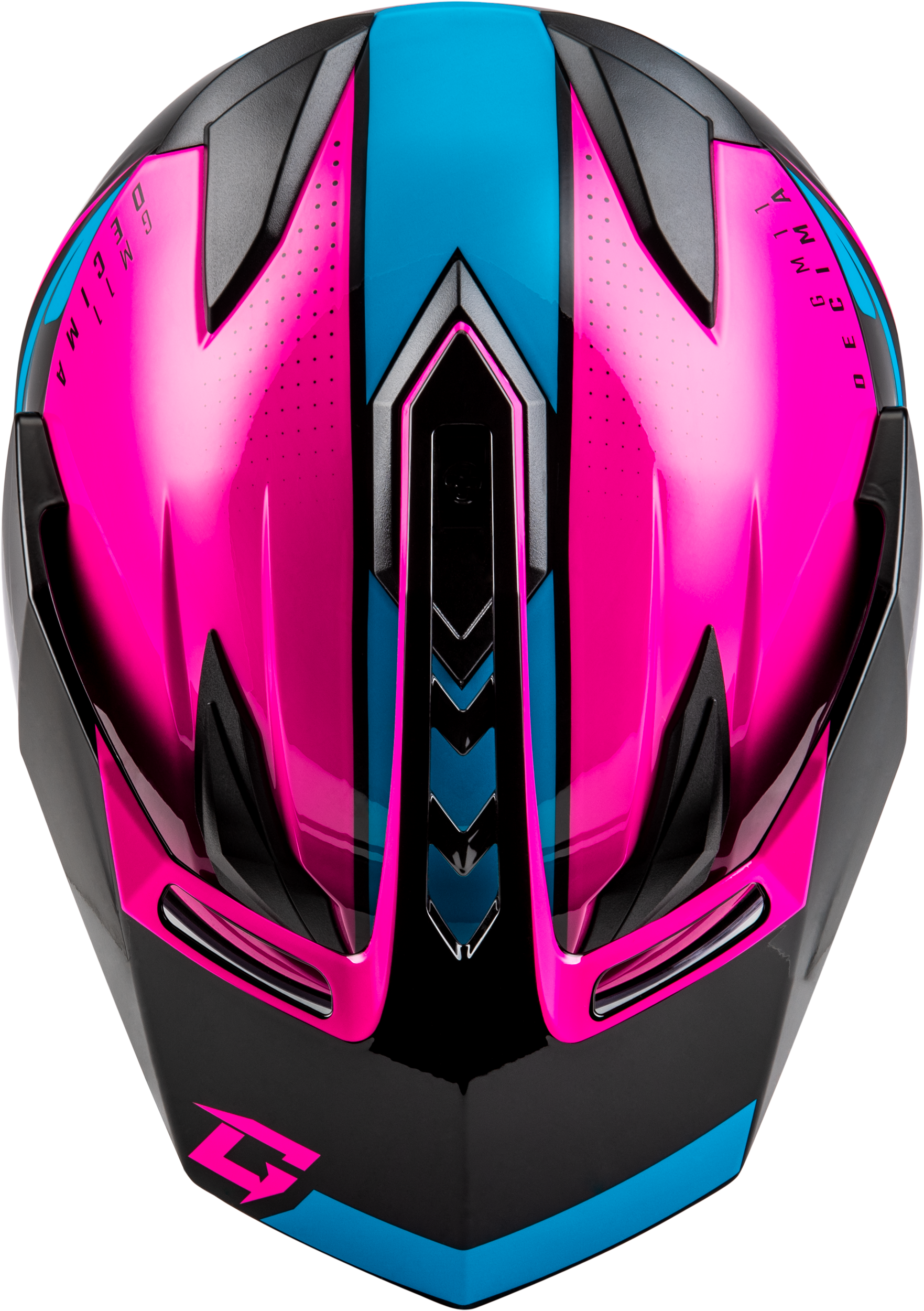 Gm 11 Decima Helmet Black/Pink/Blue Xs