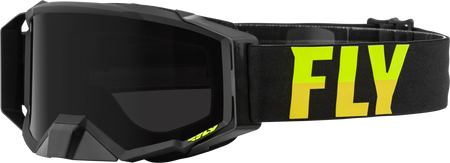 Zone Pro W/C Goggle Blk/Hi Vis W/Dark Smoke Hydro Lens
