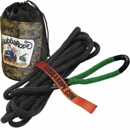 BUBBA ROPES 176650GRG 1/2" x 20' Lil' Bubba Green Eyes Recovery Rope