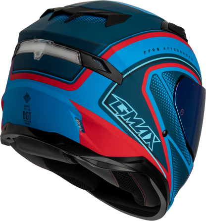 Ff 98 Aftershock Helmet Matte Blue/Red Md