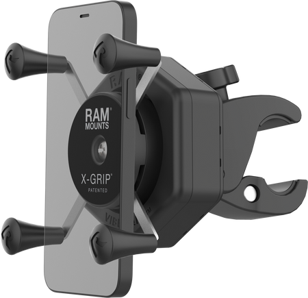 X Grip Vibe Safe Phone Mount With Small Tough Claw
