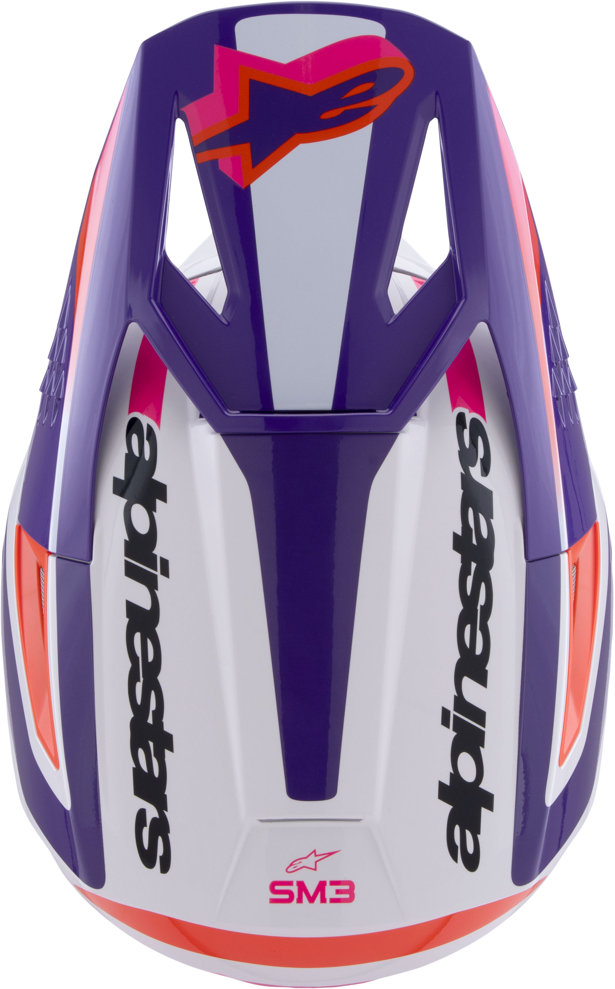 Sm3 Heat Helmet White/Purple/Pink Glossy Xs