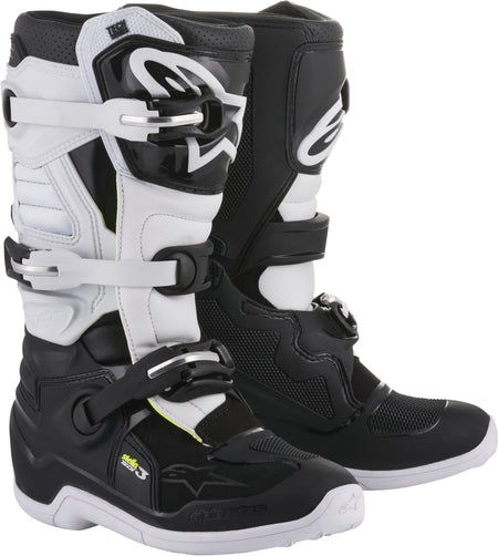 Alpinestars Stella Tech 3 Boots Black/White Size 08 - Women's Motorcycle Footwear