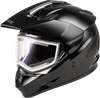 Gm 11s Snow Helmet W/ Electric Shield Black 2x
