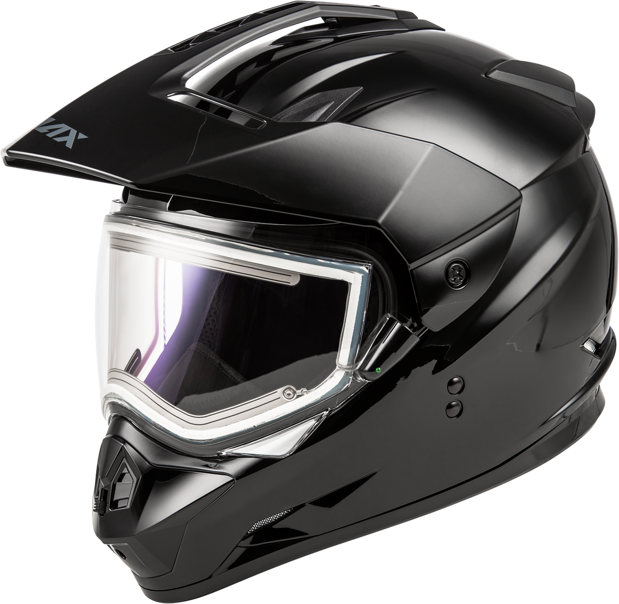 Gm 11s Snow Helmet W/ Electric Shield Black 2x