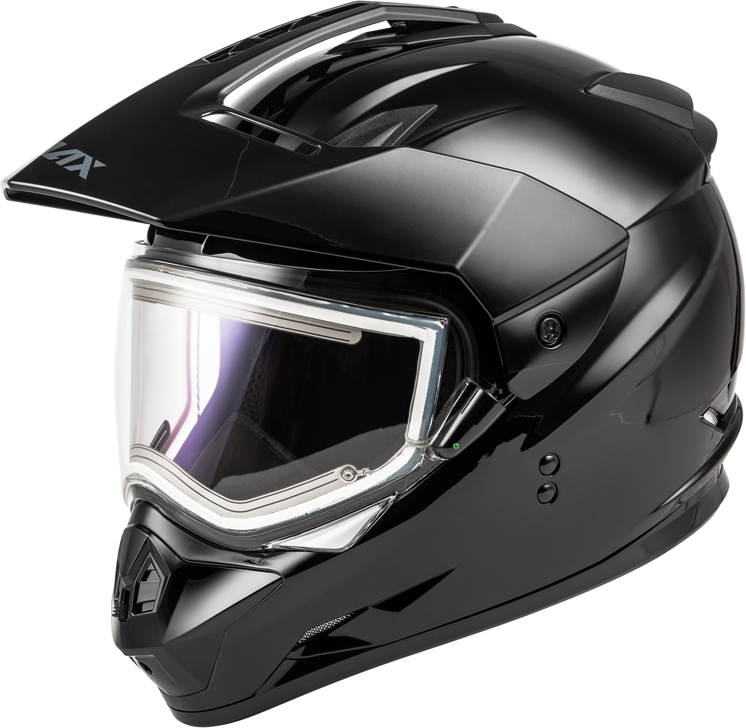 Gm 11s Snow Helmet W/ Electric Shield Black Xl
