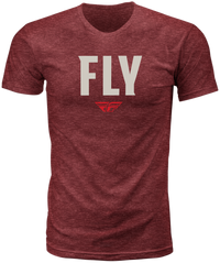 Fly Wfh Tee Red Heather Md