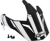 Visor Vertical Black/White W/Screws Gm 11