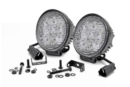 4 Inch Chrome Series LED Light | Round | Pair | 70804