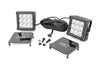 4 Inch Chrome Series LED Light Pods | Square | White DRL | Pair | 70905DRL