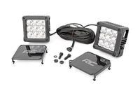 4 Inch Chrome Series LED Light Pods | Square | White DRL | Pair | 70905DRL