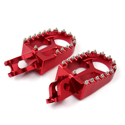 KKE CNC Aluminum Footpegs for HONDA/KAWASAKI Red/Blue/Green/Black/Silver