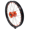 KKE 17"*1.4/14"*1.6 Kid's Big Wheels Rims Fit KTM SX 85 2003-2020 Orange Nipples