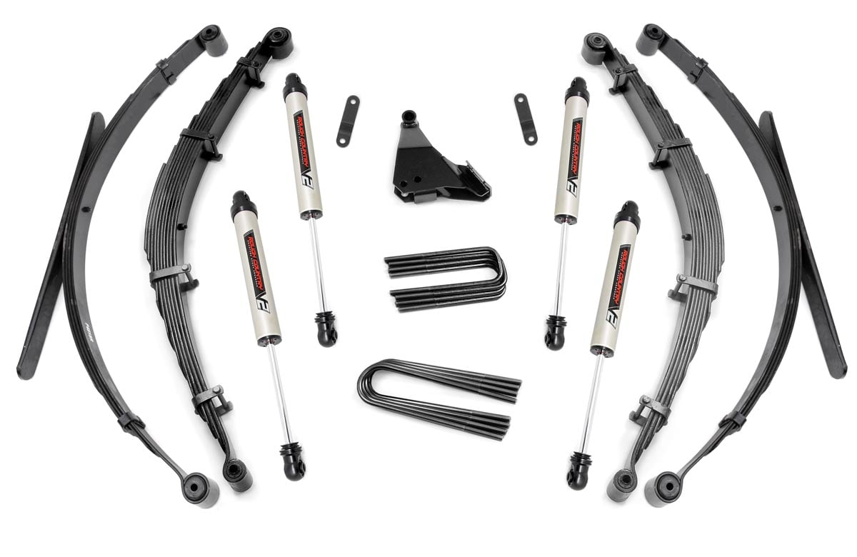 4 Inch Lift Kit | Rear Springs | V2 | Ford F-250/F-350 Super Duty 4WD (99-04) | 50170