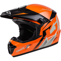 Mx 46 Compound Helmet Orange/Black/Grey Xs