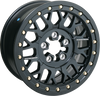MOOSE OFFROAD Wheel - 346X - Beadlock/6 Lug - Front/Rear - Black - 6/5.5 - 15x7 - 5+2 346BLMO 157655MB54