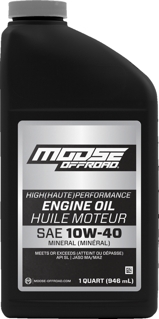 MOOSE OFFROAD Mineral Oil - 10W40 - 1 US quart 219379