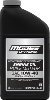 MOOSE OFFROAD Mineral Oil - 10W40 - 1 US quart 219379
