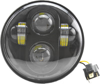 Headlight 5.75" Black
