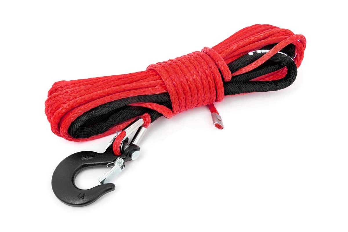 Synthetic Rope | 1/4 Inch | 50 Ft  | Red | RS161