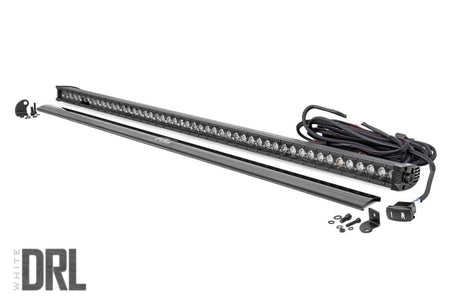50 Inch Black Series LED Light Bar | Single Row | Cool White DRL | 70750BLDRL